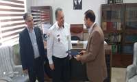 تجلیل از رئیس دادگستری شهرستان بوکان به پاس همکاری با اورژانس آذربایجان غربی