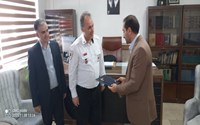تجلیل از رئیس دادگستری شهرستان بوکان به پاس همکاری با اورژانس آذربایجان غربی