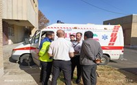 بازدید مسئول واحد نقلیه از آمبولانس‌های مرکز فوریت‌های پزشکی شهرستان سلماس